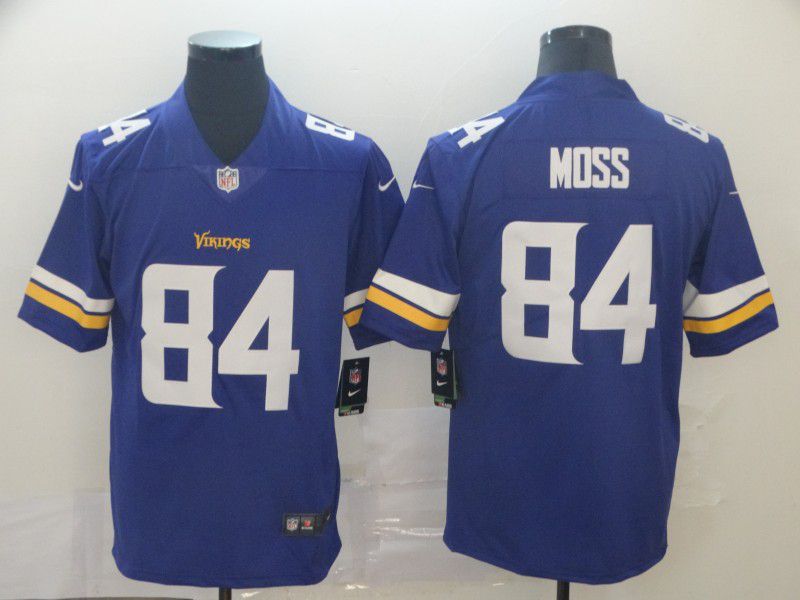 Men Minnesota Vikings #84 Moss Purple Nike Vapor Untouchable Limited Player NFL Jerseys->youth nfl jersey->Youth Jersey